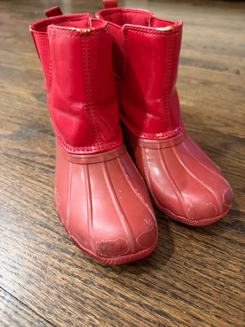 Sperry Red Waterproof Duck Boots - Kids size 12